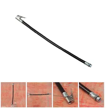 

Motorcycle Bicycle Car Flexible Clip-on Air Tyre Tire Chuck Inflator Hose Tool ED-shipping