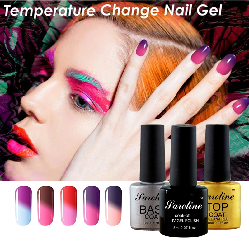 Magical UV font b Gel b font Varnishes Lacquer Home Manicure for artificial fingernail polish Changing