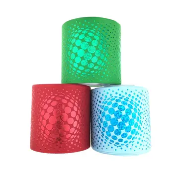 

3" 75mm 100 yds globular foil grosgrain ribbon ,DIY cheer bow,many color for choose