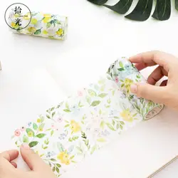 1/лот Васи клейкие ленты красивые цветы декоративные Клей Скрапбукинг DIY Бумага японский наклейки 5 м