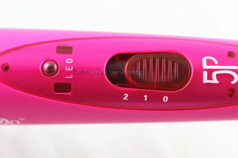 Pro 1 шт. розовые 5 в 1 щипцы для волос для Леди DIY Hairstyling, цифровые керамические щипцы для завивки волос в 5 трубках для различных Кудрей с коробкой