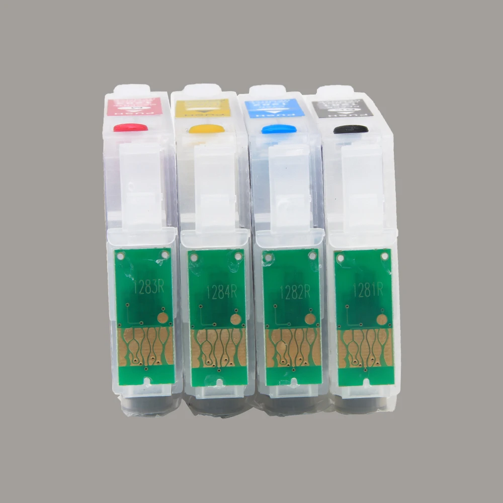 HWDID 8 шт. T1281 T1282 T1283 T1284 чернильный картридж совместимый для EPSON stylus S22 SX130 SX125 SX235W SX435W