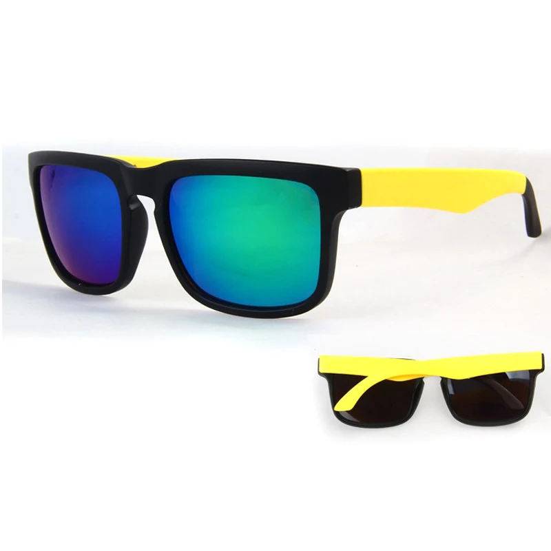 Ретро Кен Блок вождения солнцезащитные очки для мужчин Spied бренд дизайнер покрытие зеркало солнцезащитные очки мужские Открытый Спорт Рыбалка очки uv400 - Цвет линз: C14