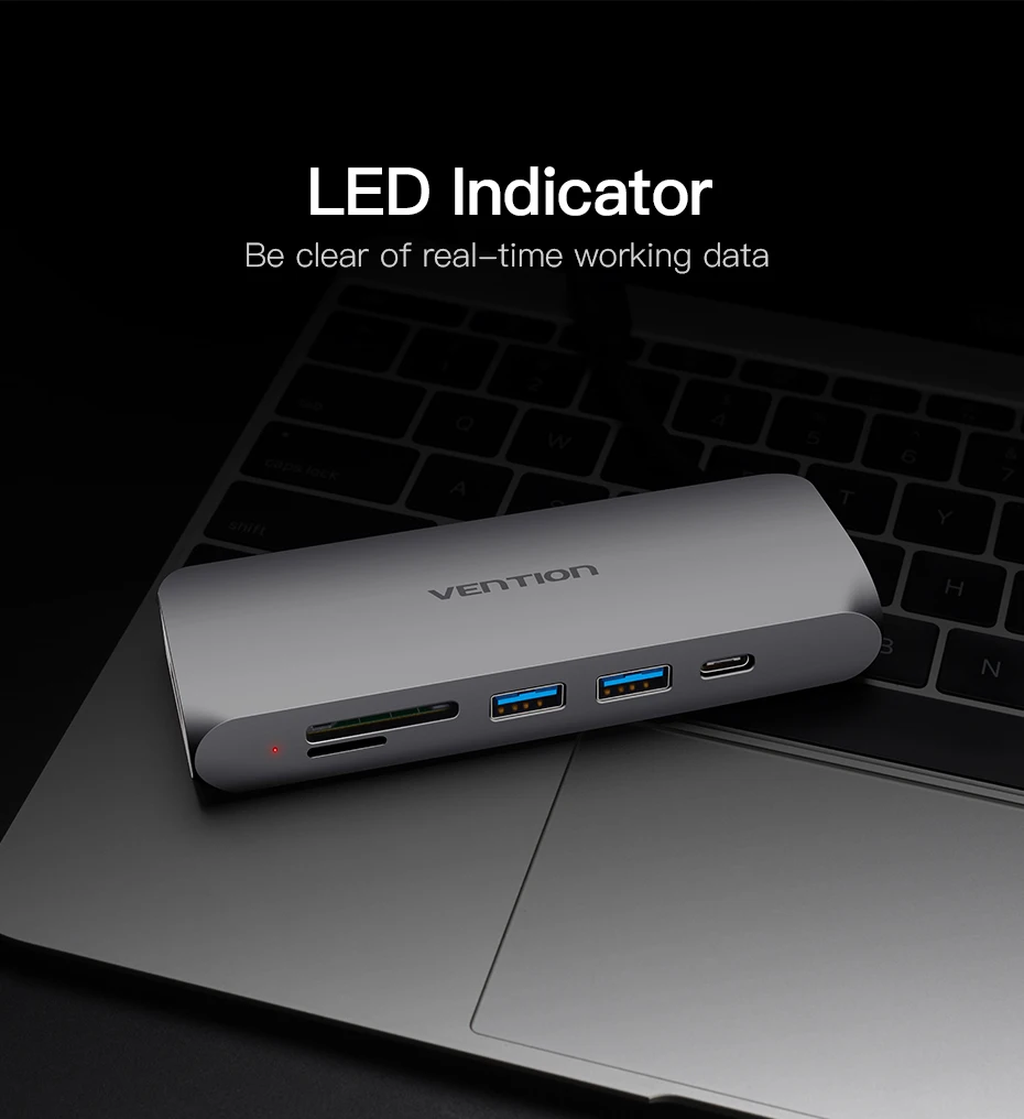 Vention USB C концентратор type-C концентратор HDMI с PD TF/SD слот док-станция для MacBook samsung Galaxy S9/Note 9 huawei P20 USB-C концентратор