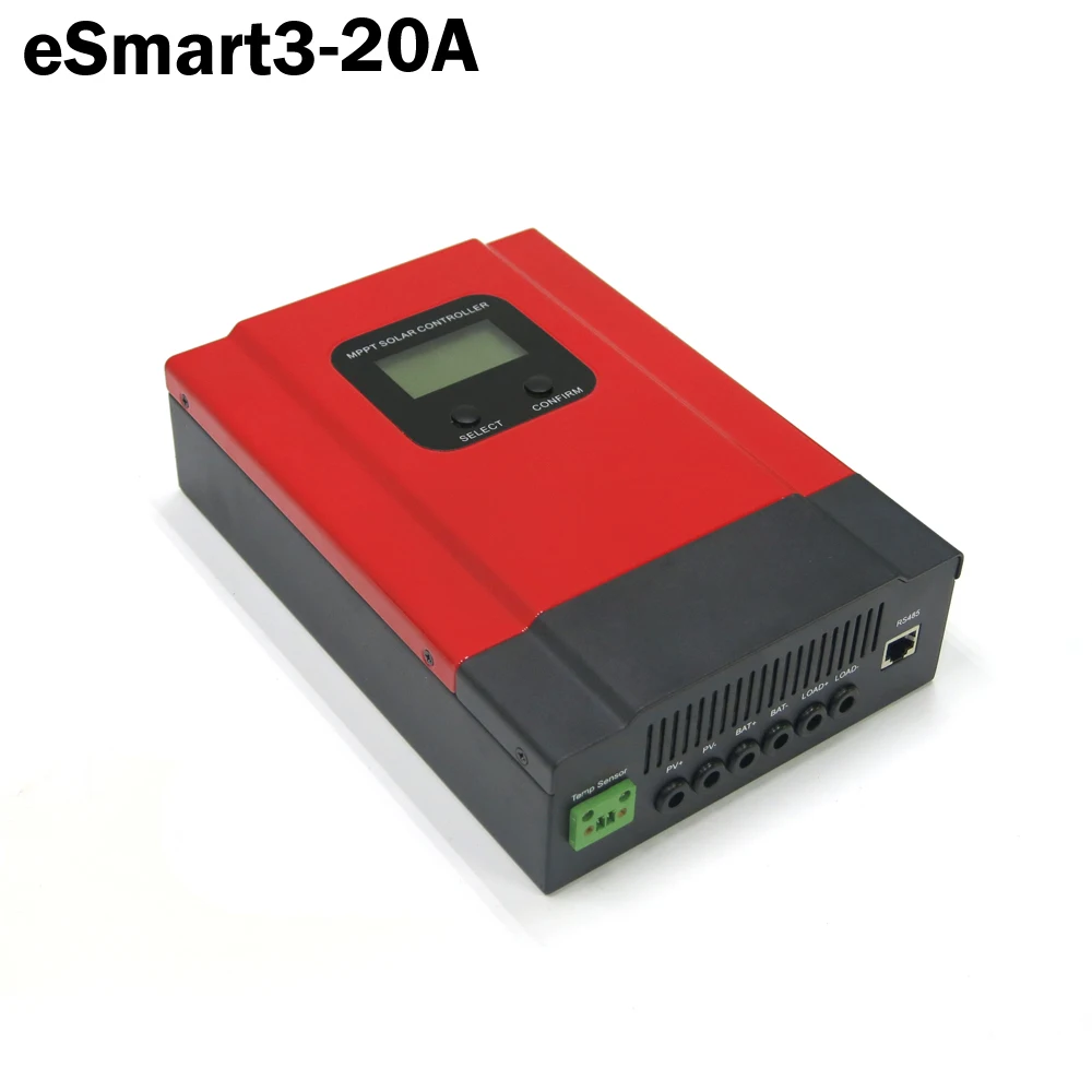 ESmart3-20A 30A 40A 50a 60A MPPT Контроллер заряда 12 В 24 в 36 в 48 в авто ЖК-дисплей RS485 связь