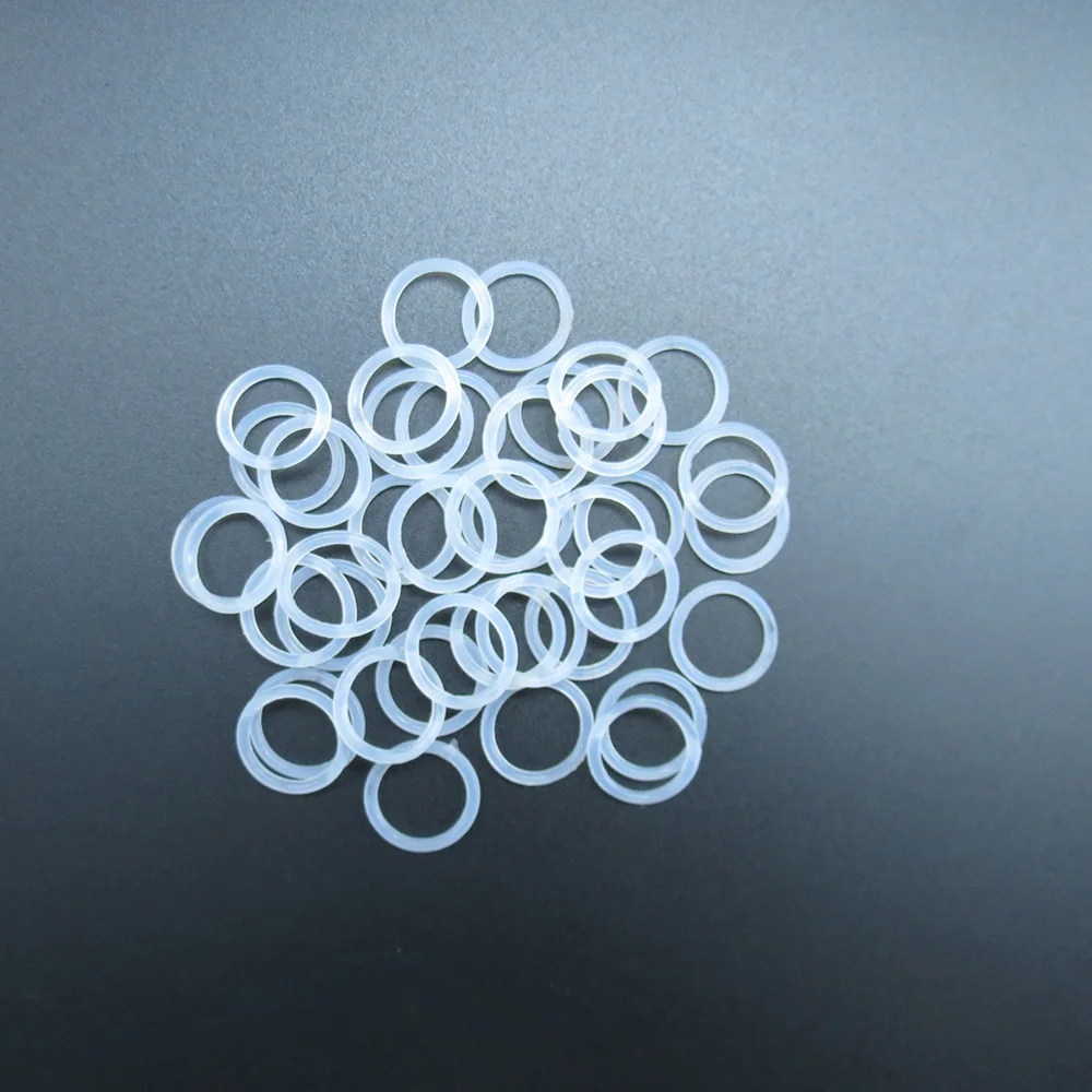 

CS 1mm OD 4-40mm White Silicon Rubber O-Ring Seals Gasket