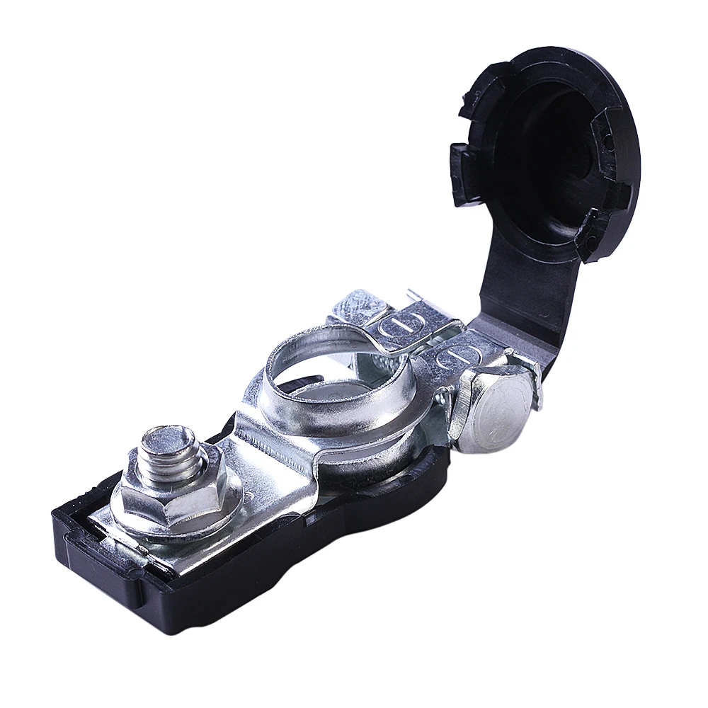 

1 Pair Car Battery Cable Terminal Connector Clamp Clips with Plastic Protect Cover Applicated in Car,Van More high quality