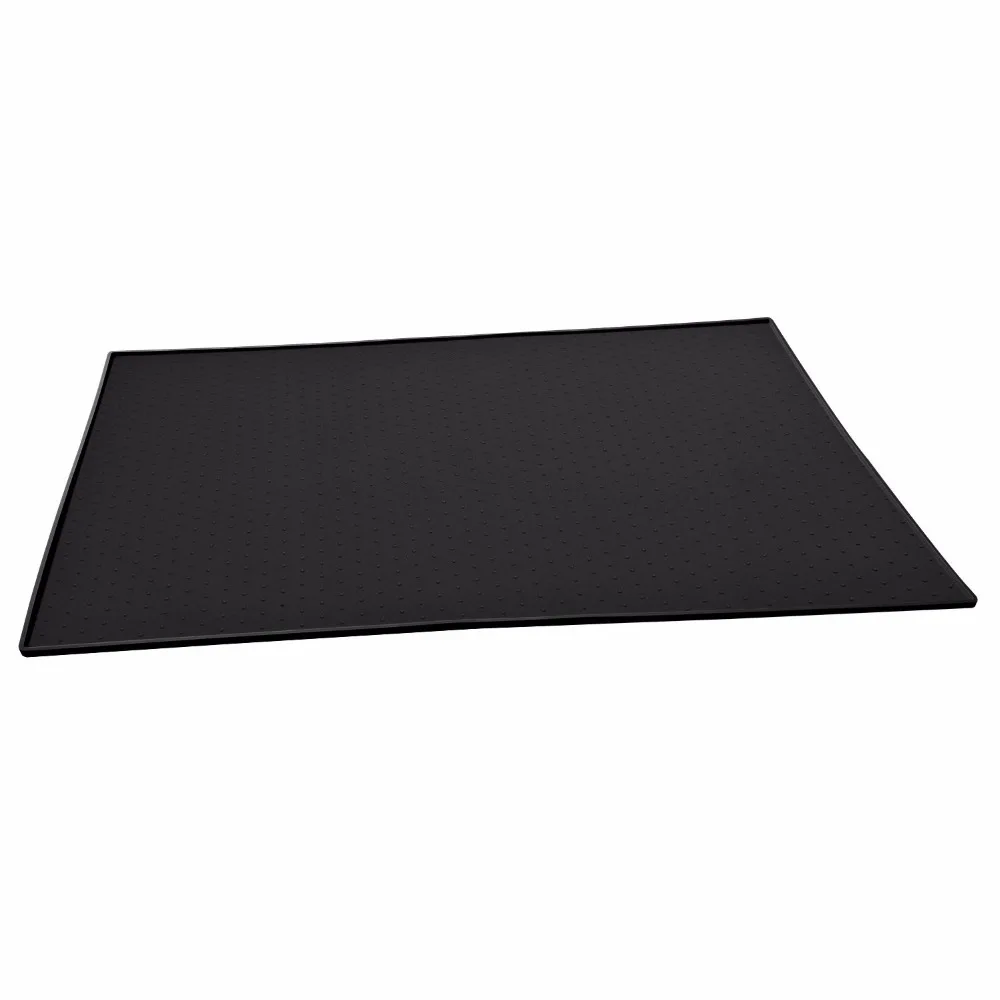 Gomaomi Waterproof Pet Feeding Food Mat With Lip Fda Food Grade