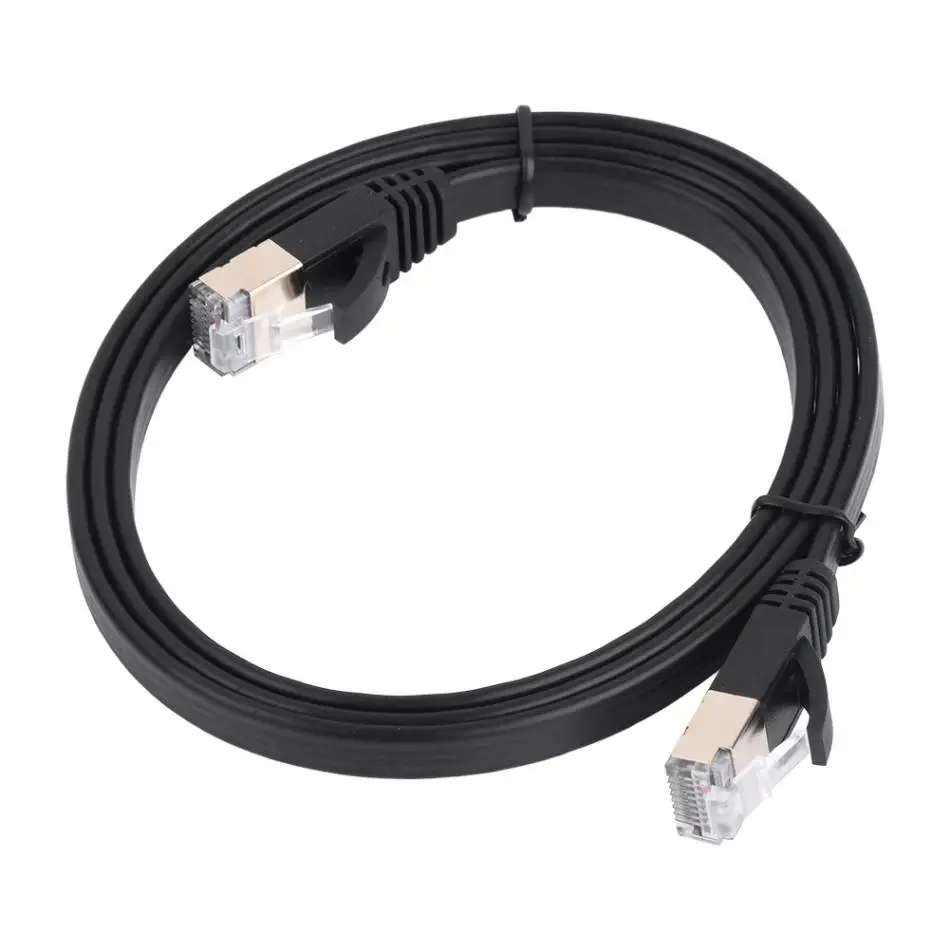 

CAT7 RJ45 600MHz Patch Shielded Lan Network Cable Flat Ethernet Cord