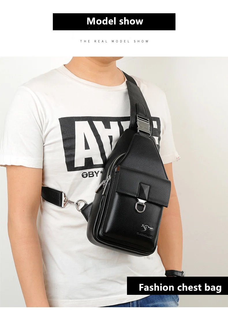 Мужская повседневная сумка через плечо из искусственной кожи, Мужская Дорожная сумка-мессенджер, сумка для IPAD с разъемом для наушников, нагрудная сумка, мужская сумка, нагрудные сумки