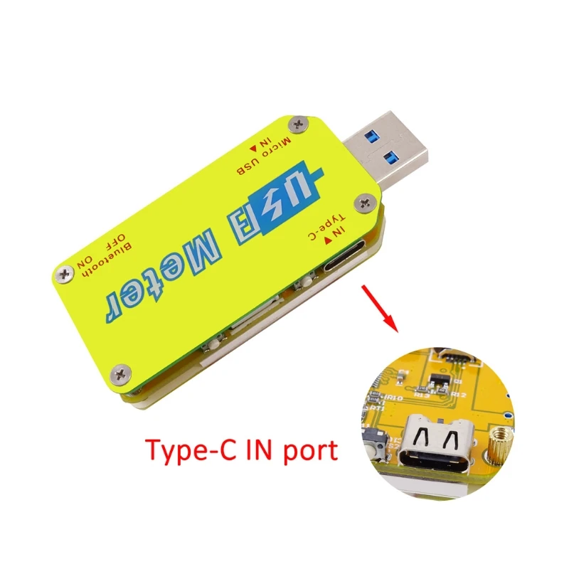 RD UM34 UM34C USB 3 0 тестер с ЖК дисплеем измеритель напряжения тока Ампер Type C|Измерители