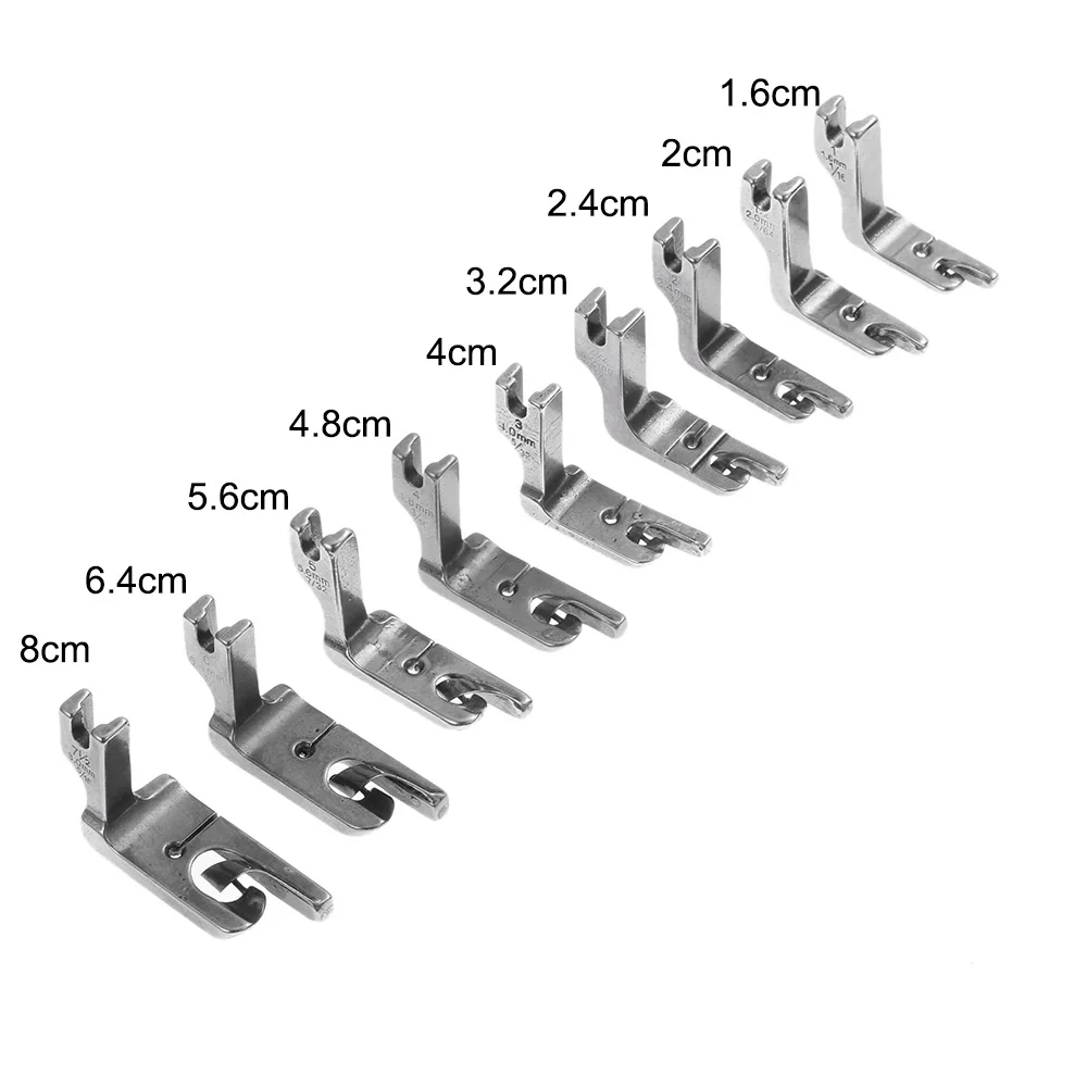 1 предмет 1/4 6,4 мм 1/16 1,6 мм 1/8 для промышленных швейных машин Хеммер Пресс er средства ухода за кожей стоп "кроше" для обжима аксессуары с засученными краями Пресс стопы