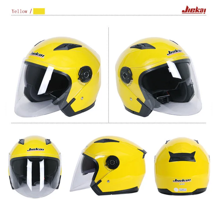 JIEKAI 512 Half Face Flip Up Electronic Motorcycle Hemet With Inner Sun Visor Motorbike Helmets Dual Lens Moto Casque Casco12