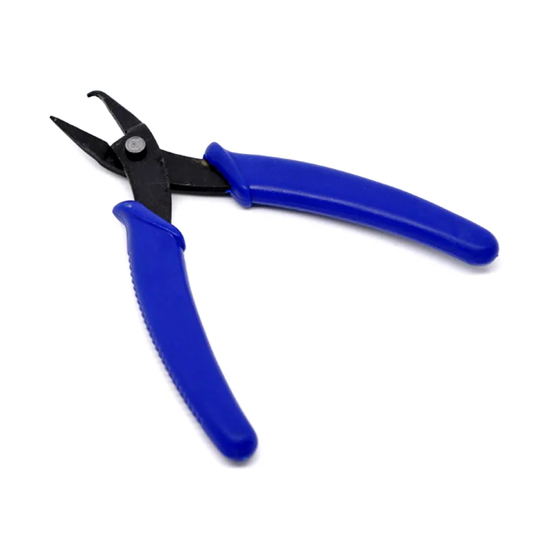 

13.5cm Blue Stainless Steel Nose Pliers For Jump Rings & Split Rings Double Rings DIY Accessories Jewelry Finding Making Tool