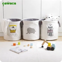 Foldable Round Home Organizer Cotton Storage Baskets Bag for Baby Nursery,Toys,Laundry,Baby Clothing