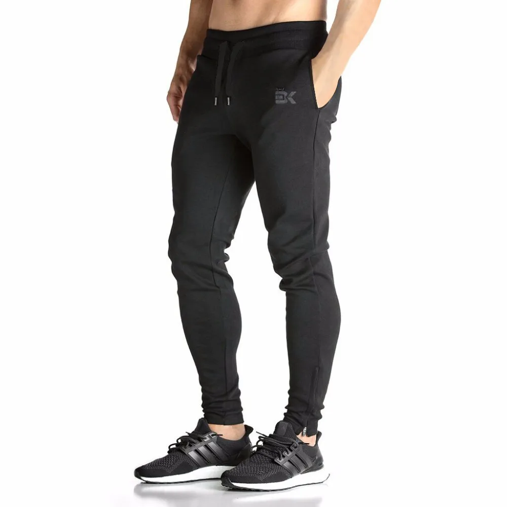Mens Slim Fits Jogging Bottom Skinny Joggers Gym Workout Cuffed Ankle Terry Fleece Casual Bottom Men Trouser UK Size S-XXL