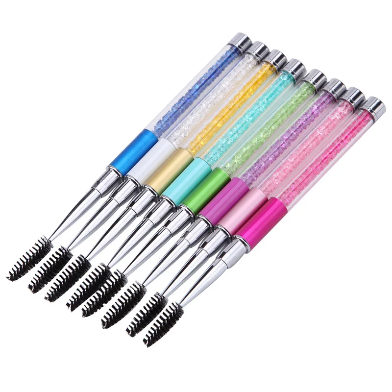 

9 colors Micro Eyelash Extension Brush Mascara Reusable Eyebrow Brushes Eye Makeup Eyelash Extension Mascara Eye Lashes Brush
