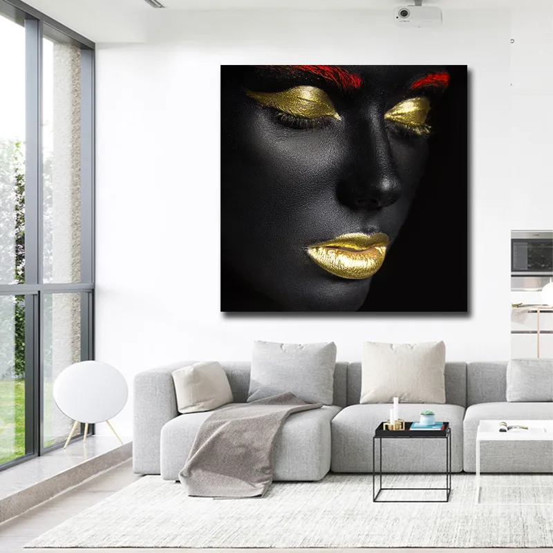Cheap Picture Wall art Canvas Painting Portrait Woman Posters and prints Home Decoration Painting Art Print on Canvas No Frame