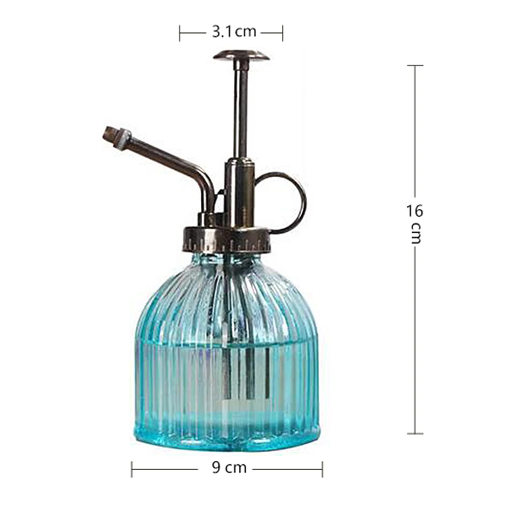 330ml Plant Flower Glass Watering Pot Spray Bottle Garden Mister Sprayer Hairdressing Watering Pot Practical Garden Tool