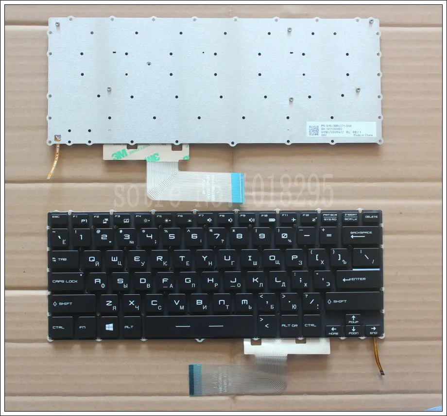 New Russian Laptop Keyboard for MSI Steelseries GS43 GS40 GS40-6QE81FD GS43VR RU Keyboard Backlit New Russian Laptop Keyboard for MSI Steelseries GS43 GS40 GS40-6QE81FD GS43VR RU Keyboard Backlit