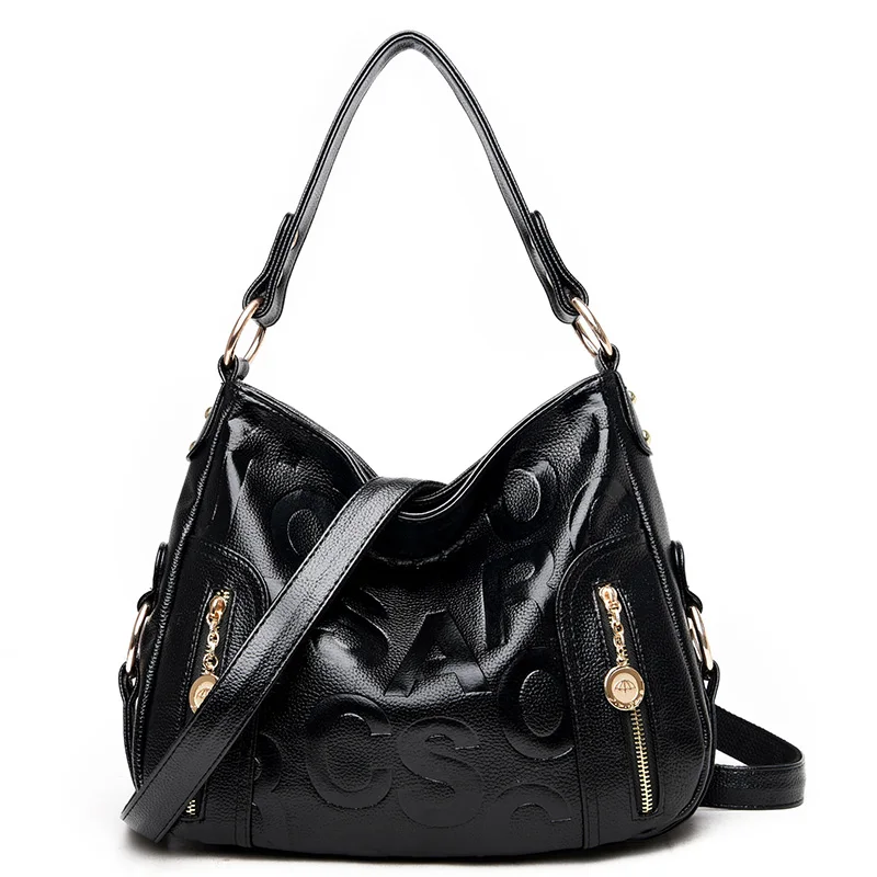 

Hobos Women Bag Leather Shoulder Bags Designer Handbags High Quality Messenger Crossbody Bag Sac A Main Totes