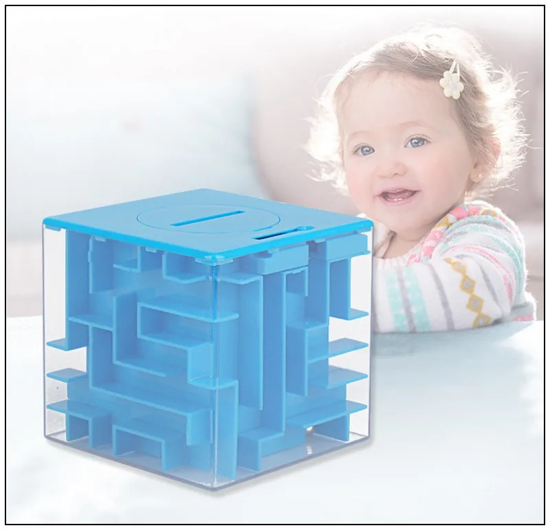 3D мини Скорость Cube Лабиринт Магия игрушки Детский куб головоломки игра мяч обучения игрушки Лабиринт катящийся шар игрушки для детей для