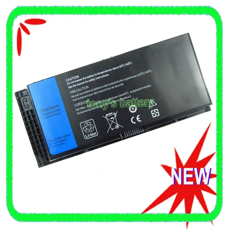 

Аккумулятор 9 ячеек FV993 для Dell Precision M4600 M4700 M4800 M6600 M6700 M6800 PG6RC 9GP08 FJJ4W 97KRM 312-1176 7800 мАч