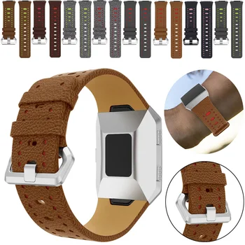 

Retro Genuine Leather Watch band Strap Bracelet For Fitbit Ionic Smart Watch Replacement Leather wristband Watchband Belt