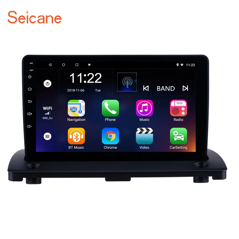 

Seicane Car Android 8.1 GPS 9" HD Touchscreen Stereo Navi for Volvo CX90 2004-2014 with Bluetooth MP4 MP5 music Player WIFI SWC