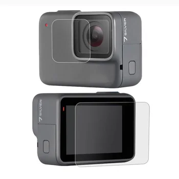 

Powstro Tempered Glass Film For Gopro Hero 7 6 5 Accessories Protector Tempered Screen For Go Pro Hero 7 6 5 Black Action Camera