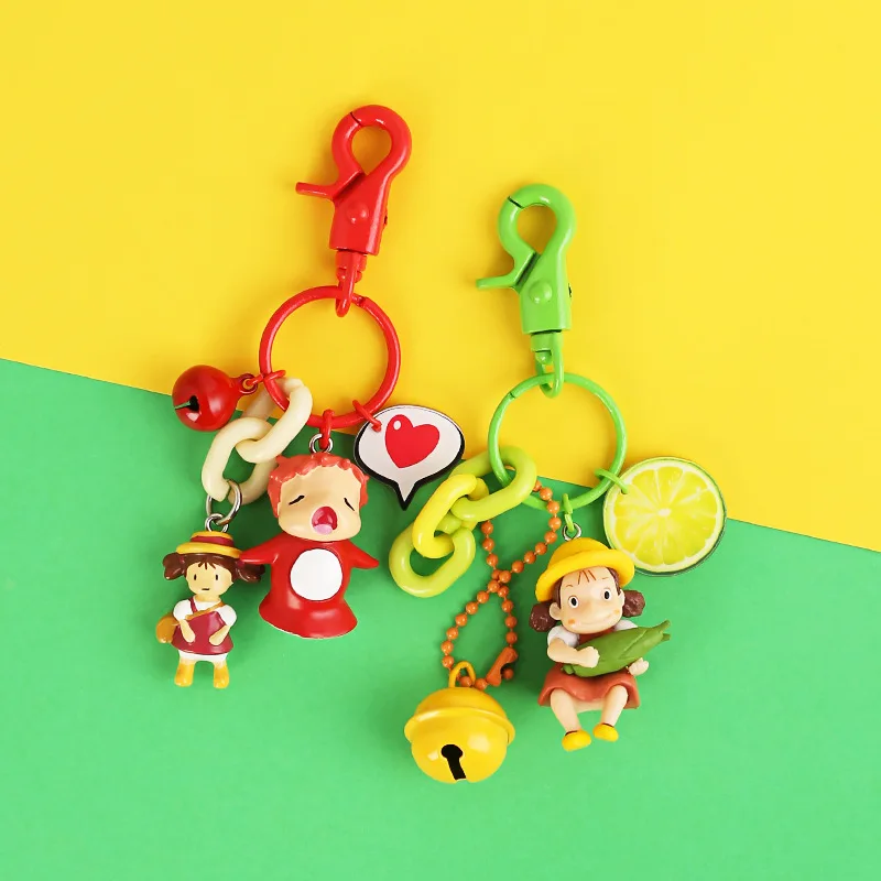

Cute My Neighbor Totoro Keychain 3D Doll Keyrings Pendant fit Bag Charms Purse Accessory for Miyazaki Hayao Comic Fans Jewelry