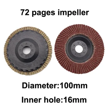 

URANN 1pcs 4 inch 100mm Abrasive 100mm Polishing Grinding Wheel Quick Change Sanding Flap Disc For Grit Angle Grinder