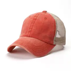 Helisopus винтажная однотонная бейсбольная кепка с мытыми шапками в стиле хип-хоп для унисекс, Корейская летняя уличная одежда