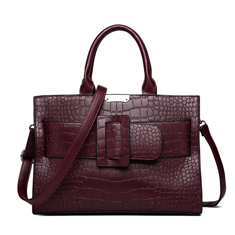 Винтажная женская сумка, Большая вместительная сумка-тоут, декорированная ремнем, кожаная сумка-мессенджер, женские сумки известных брендов, сумка через плечо, Bolsos Mujer