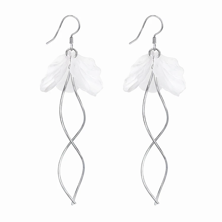 

2019 new eternal flower petals earrings earrings ladies