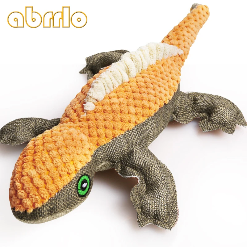 Abrrlo Lizard Shape Dog Toys Pet Squeaky Sound Toy For Small Dogs Puppy