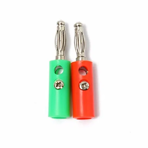 Cargo de Ligação Masculino da Tomada da Banana de 500 4mm para o Conector das Pontas de Prova do Teste do Cargo Adaptador Pces Ligação de 2 Adaptador masculino da tomada da banana de