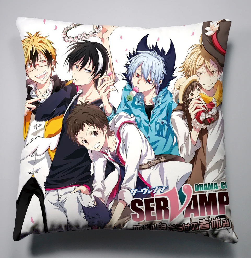 Аниме Манга SERVAMP шелковая подушка чехол 40 х см сиденья постельные принадлежности