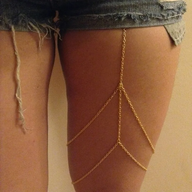 

2019 Fashion Punk Cute Body Jewelry Waist Chain Stickers Bridal Wedding Bohemian Wholesale Sexy Body Jewelry Women