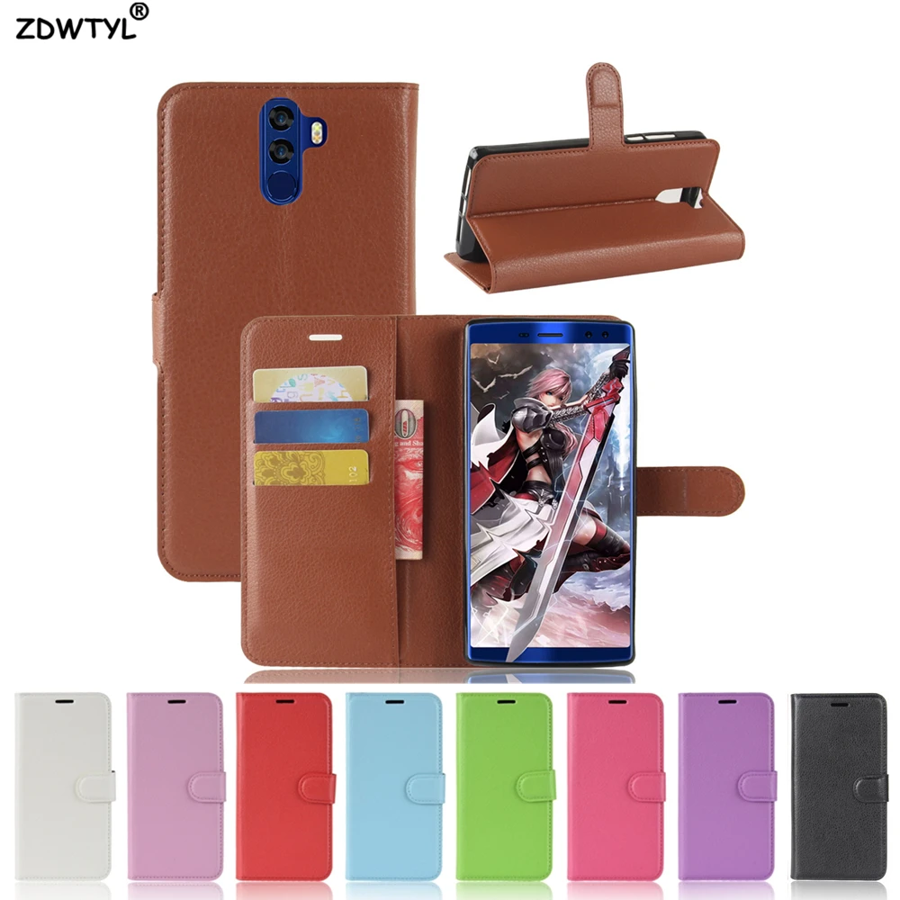 Для Doogee BL12000 чехол бумажник из искусственной кожи задняя крышка для телефона Pro