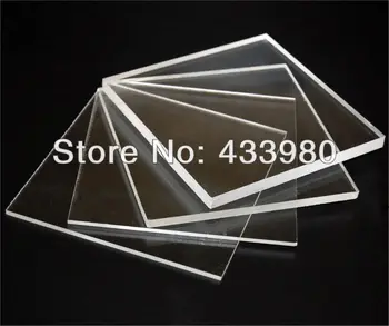 

300mm x 200mm x 8.0mm Acrylic (PMMA) Transparent Clear Sheets - 6 pcs/lot