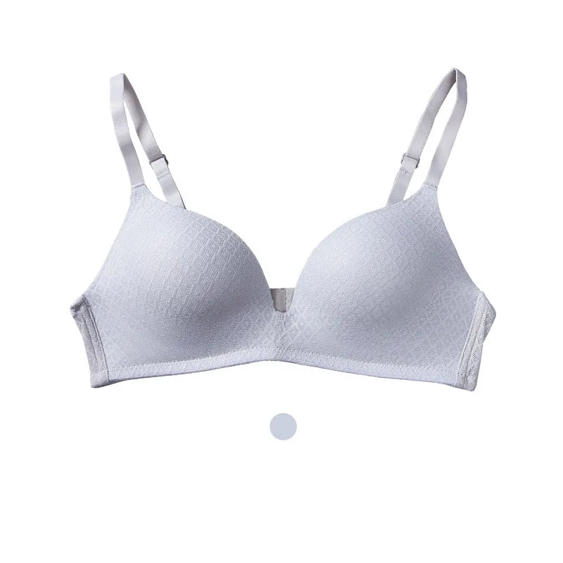 Задняя застежка отжимать Bralette Беспроводной женское нижнее белье ультра тонкий