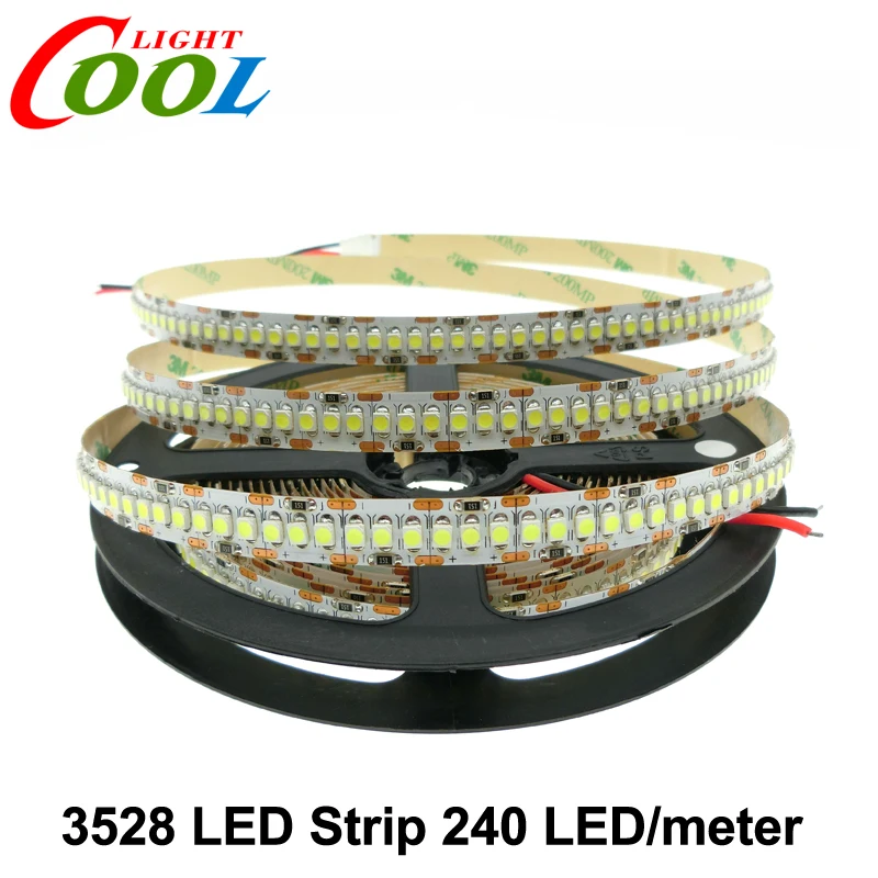 LED Strip 3528 240 LEDs meter DC12V High Brightness 3528 Flexible LED Light 5m lot