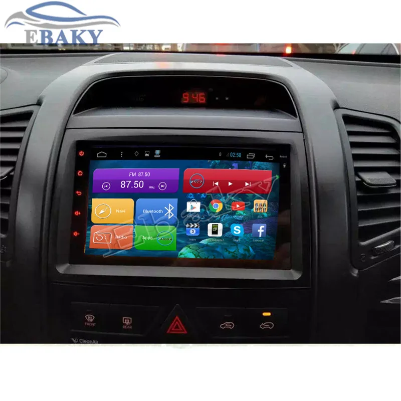 Top NaviTopia 7inch 8 core RAM 2G ROM 32G Android 8.1 Car Radio player for KIA Old Sorento 2009 2010 2011 2012 26
