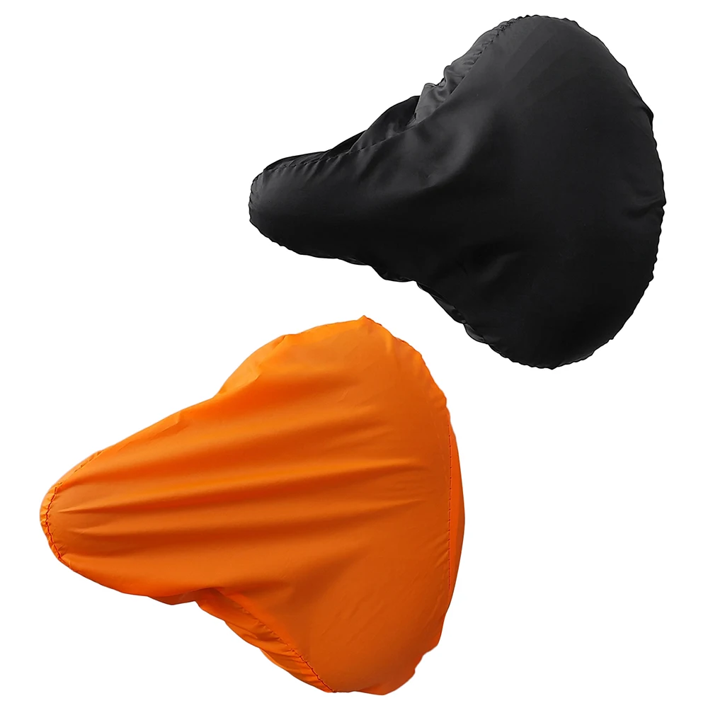 2Pcs Waterproof Bike Seat Cover - Bicycle Saddle Protective Rain Cover Dust Resistant Shield Accessories