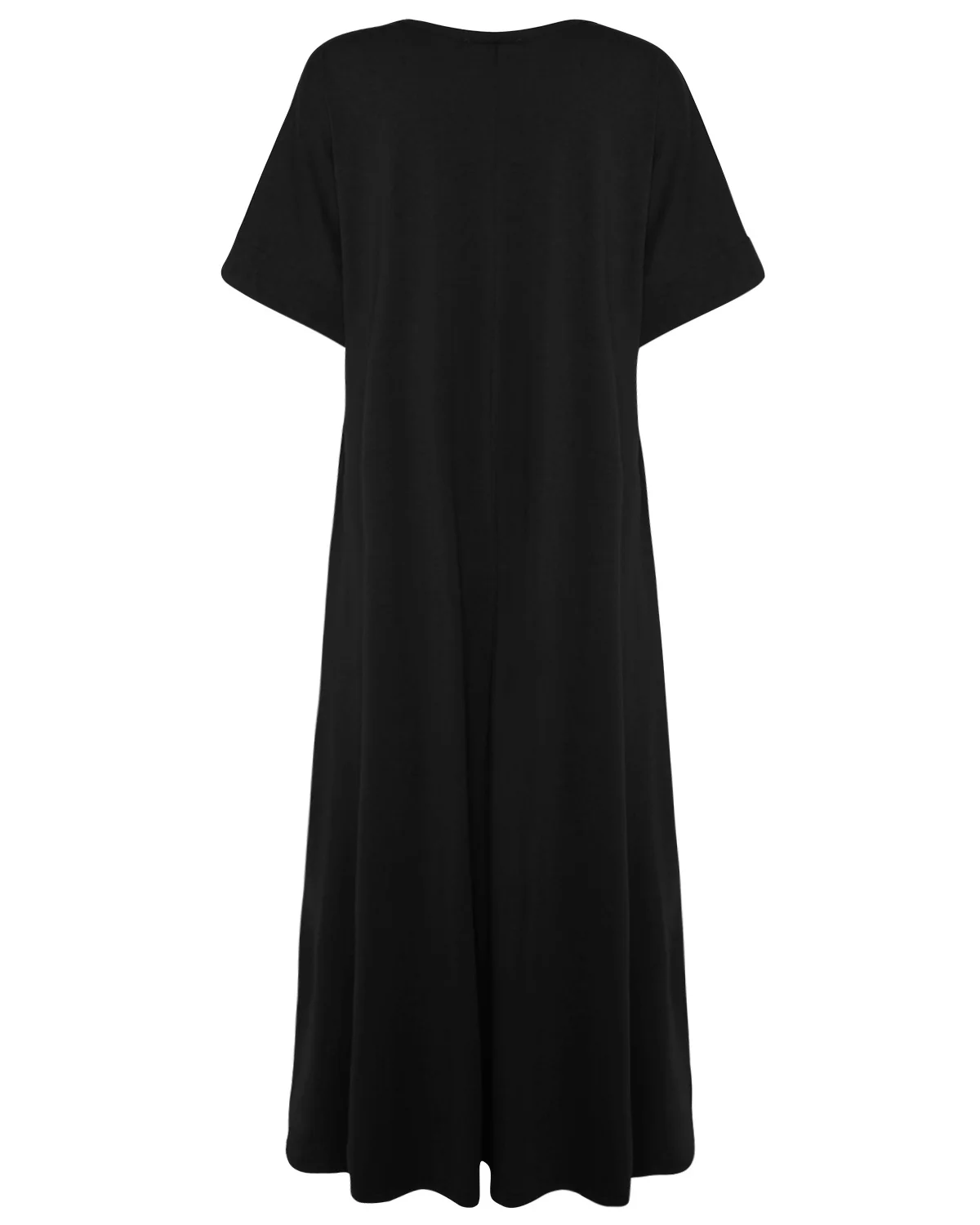 Zanzea летнее Сексуальное Женское Платье с круглым вырезом, повседневные свободные макси Вечерние длинные платья бодикон размера плюс 5XL