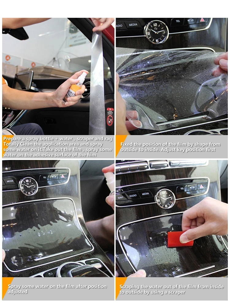 Для MINI Countryman F60 Автомобильная консоль управления интерьером панель приборной панели бюстгальтер невидимая защитная пленка протектор Наклейка аксессуары