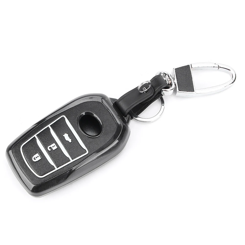 Luminous Auto Car Remote Key Fob Case Shell Key Chain For Toyota Highlander RAV4 Corolla Prado Cruiser Levin Camry old Crown