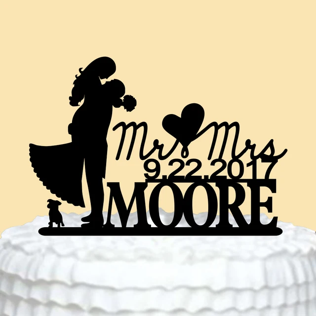 wedding cake topper bride
