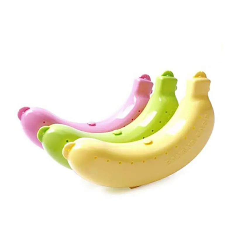 PP Plastic Storage Box Banana Case Container Travel Banana Protective